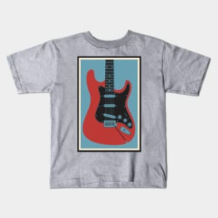 Strat Guitar Kids T-Shirt